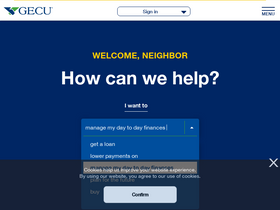 'gecu.com' screenshot