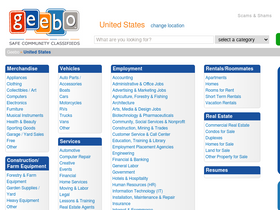 'geebo.com' screenshot