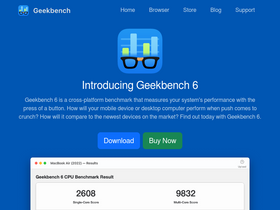 'geekbench.com' screenshot