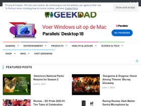 'geekdad.com' screenshot
