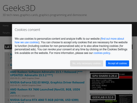 'geeks3d.com' screenshot