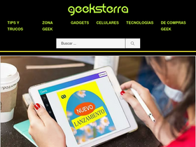 'geeksterra.com' screenshot