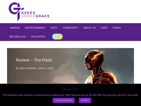 'geeksundergrace.com' screenshot