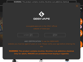 'geekvape.com' screenshot