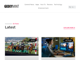 'geekymint.com' screenshot