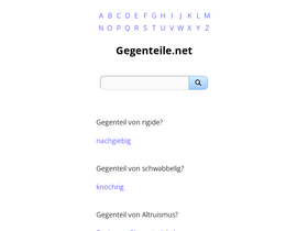 'gegenteile.net' screenshot