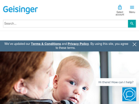 'geisinger.org' screenshot