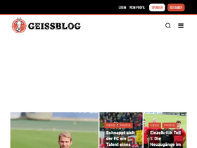 'geissblog.koeln' screenshot