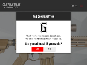 'geissele.com' screenshot
