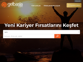 'gelbasla.com' screenshot