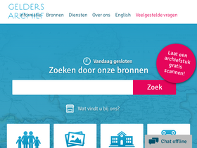 'geldersarchief.nl' screenshot