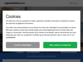 'gemeentebanen.nl' screenshot