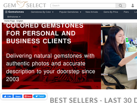 'gemselect.com' screenshot