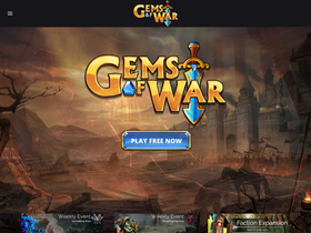 'gemsofwar.com' screenshot