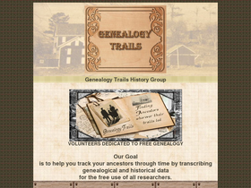 'genealogytrails.com' screenshot