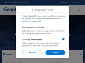 'genei.es' screenshot