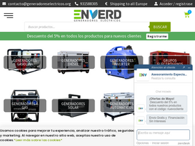'generadoreselectricos.org' screenshot