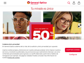 'generaloptica.es' screenshot
