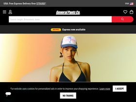 'generalpants.com' screenshot
