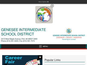 'geneseeisd.org' screenshot
