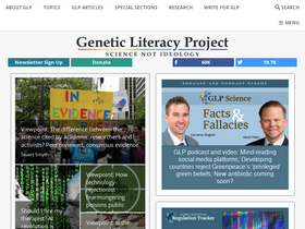 'geneticliteracyproject.org' screenshot