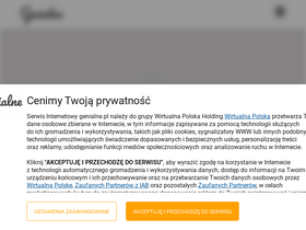 'genialne.pl' screenshot