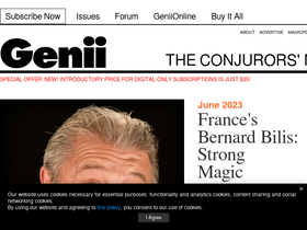 'geniimagazine.com' screenshot