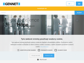 'gennet.cz' screenshot