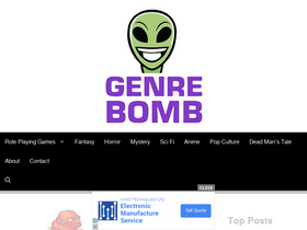 'genrebomb.com' screenshot