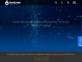 'genscript.com' screenshot