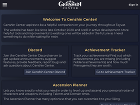 'genshin-center.com' screenshot