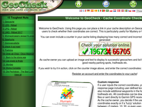 'geocheck.org' screenshot