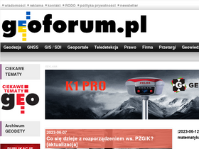 'geoforum.pl' screenshot