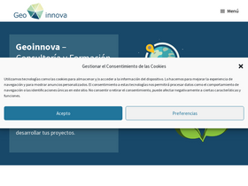 'geoinnova.org' screenshot