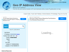 'geoipview.com' screenshot