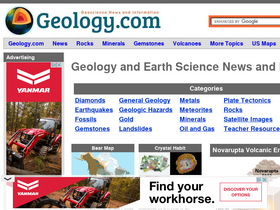 'geology.com' screenshot