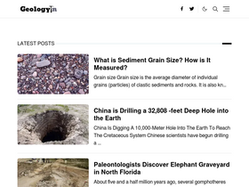 'geologyin.com' screenshot