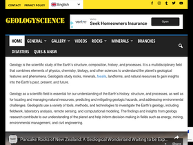 'geologyscience.com' screenshot