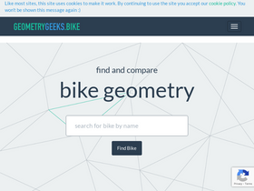 'geometrygeeks.bike' screenshot