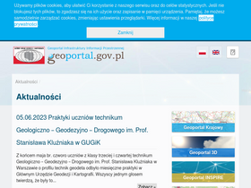 'geoportal.gov.pl' screenshot