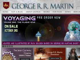 'georgerrmartin.com' screenshot