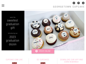 'georgetowncupcake.com' screenshot
