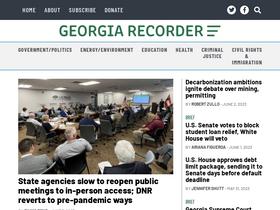 'georgiarecorder.com' screenshot