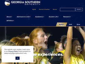 'georgiasouthern.edu' screenshot