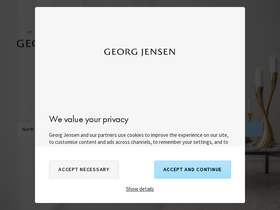 'georgjensen.com' screenshot