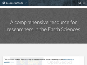 'geoscienceworld.org' screenshot