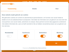 'gereedschappro.nl' screenshot