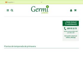 'germigarden.com' screenshot
