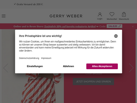 'gerryweber.com' screenshot