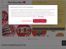'gerstaecker.ch' screenshot